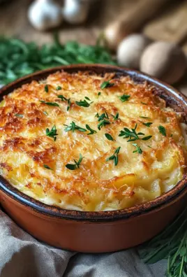 Hüttenkäse Kartoffelrösti Auflauf