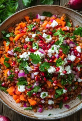Rote Linsen Salat Orientalisch mit Feta 26 Rote Linsen Salat Orientalisch mit Feta