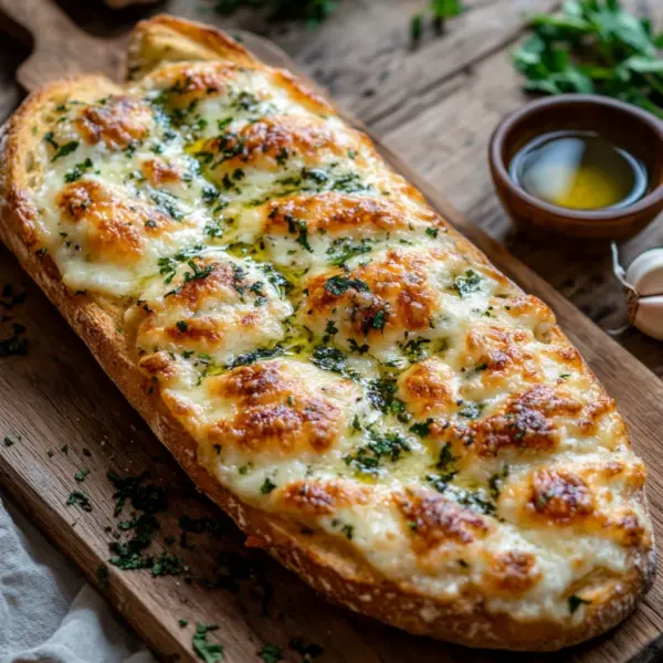 Käse-Knoblauchbrot zum Aufbacken