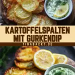 Kartoffelspalten mit Gurkendip 15 Pinterest Hidden Image