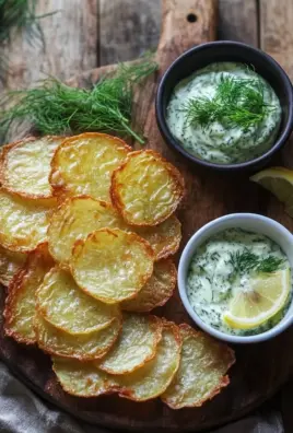 Kartoffelspalten mit Gurkendip 25 Kartoffelspalten mit Gurkendip