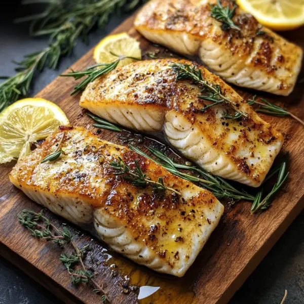 Ofenfisch mit Kräutern und Zitronen