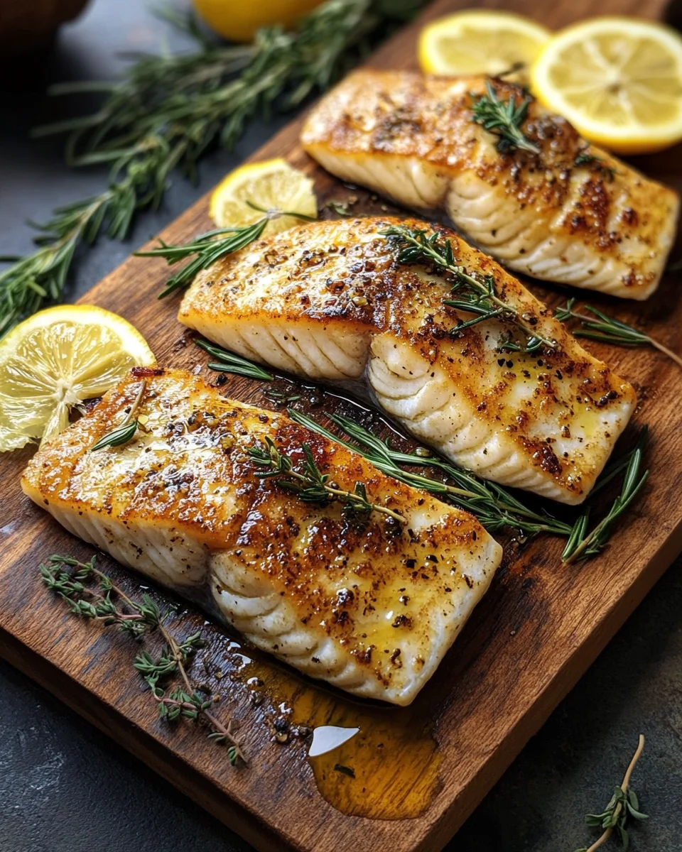 Ofenfisch mit Kräutern und Zitronen