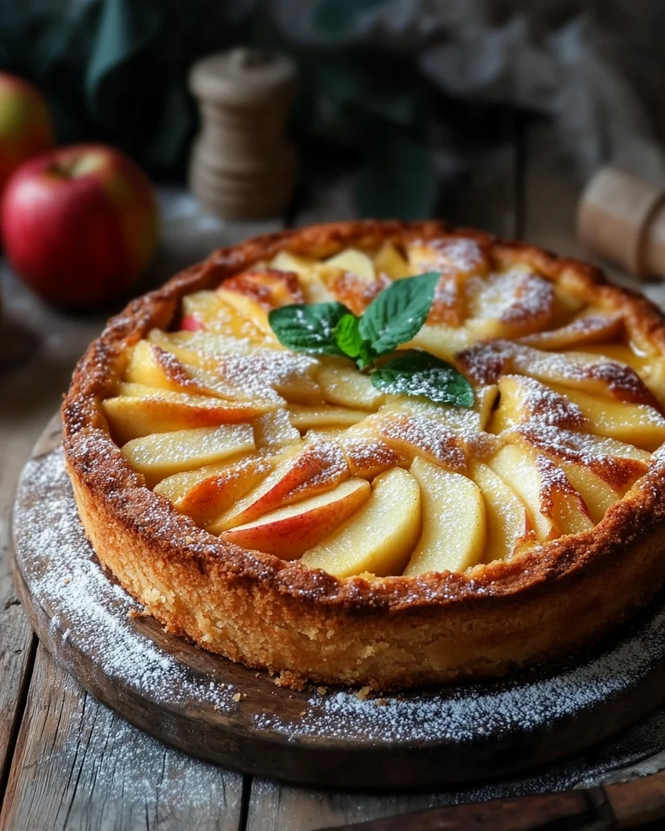 Omas versunkener Apfelkuchen 20 Omas