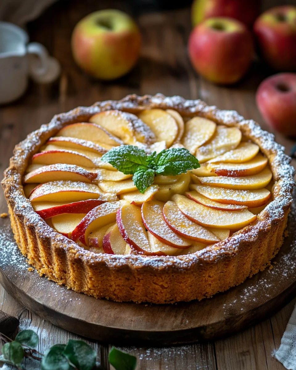 Omas versunkener Apfelkuchen