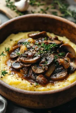 Pilzragout auf Parmesan-Polenta 33 Pilzragout auf Parmesan-Polenta