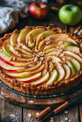Saftige Apfeltarte mit Rahmguss