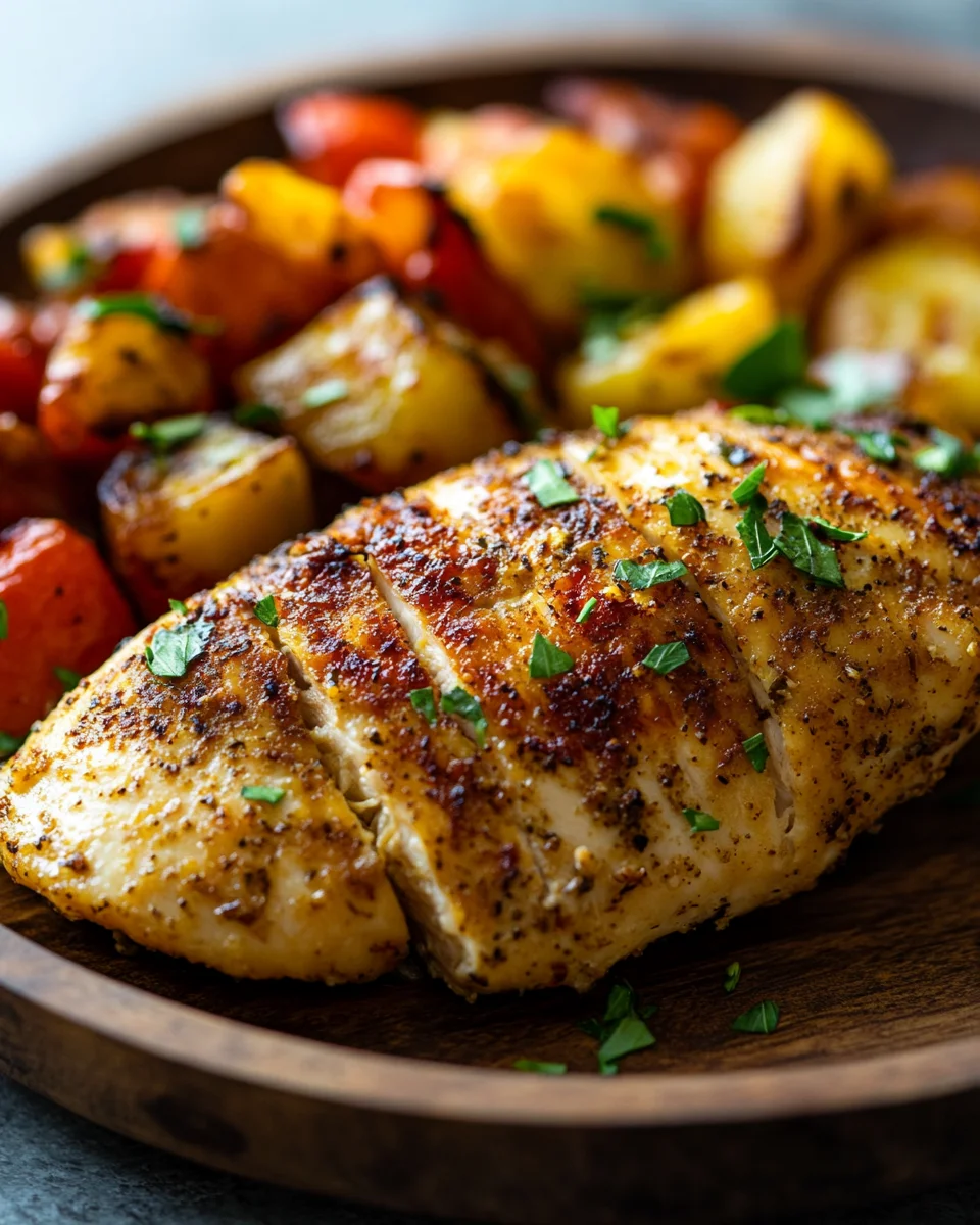 Saftige Hähnchenbrust im Airfryer