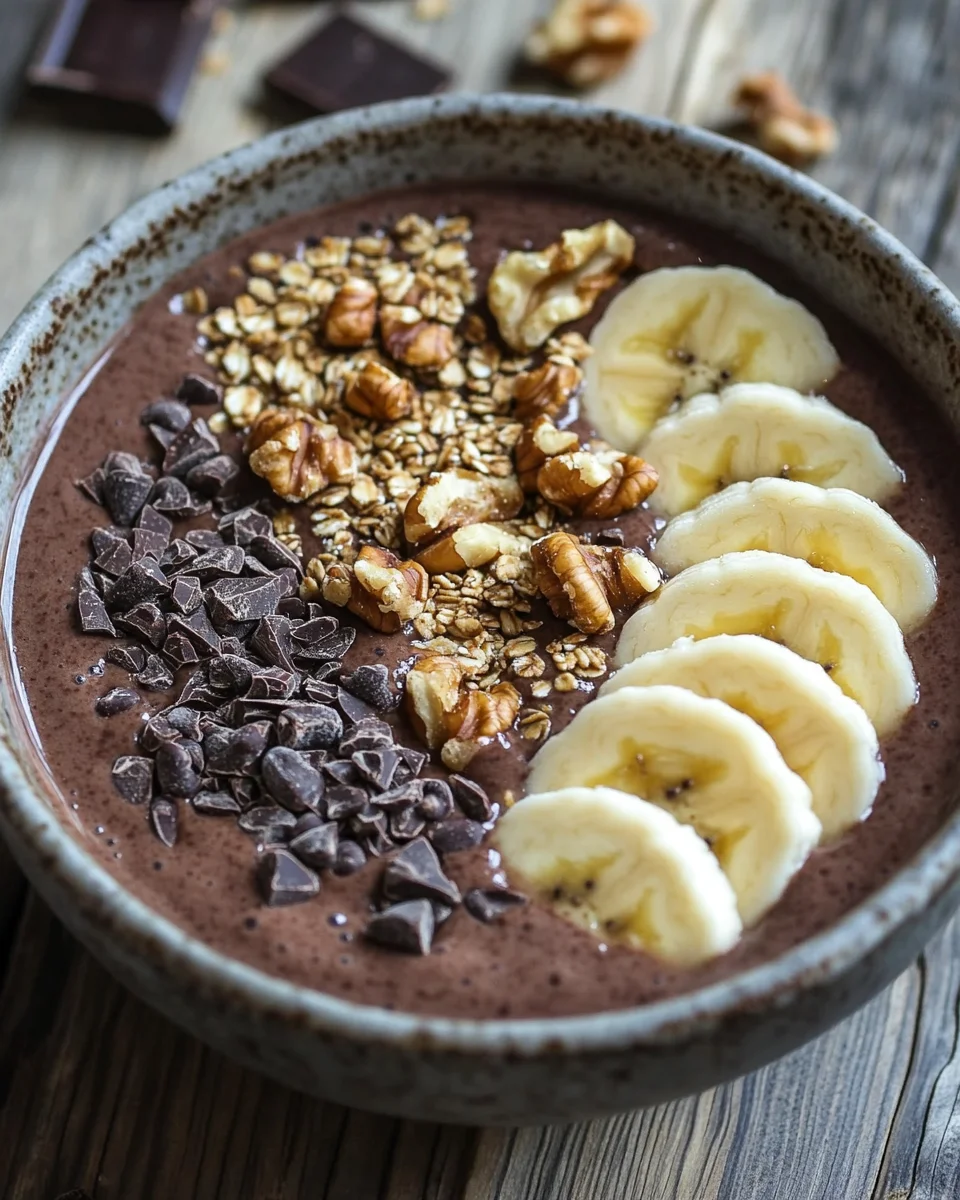 Schoko-Smoothie-Bowl