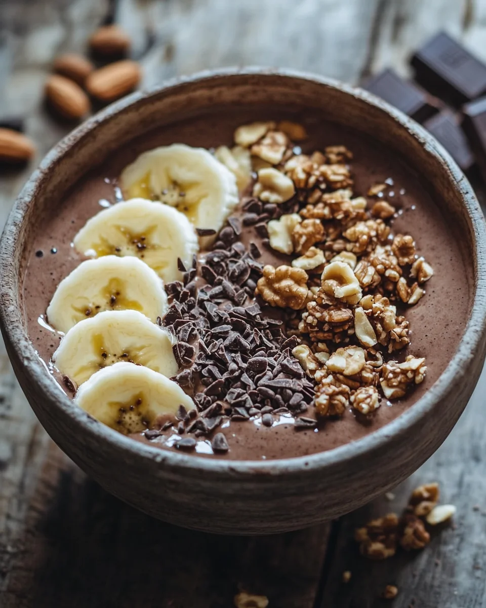 Schoko-Smoothie-Bowl