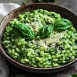 Spinat Risotto mit frischen Kr&auml;utern
