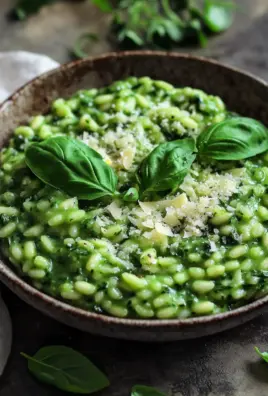 Spinat Risotto mit frischen Kräutern 25 Spinat Risotto mit frischen Kräutern
