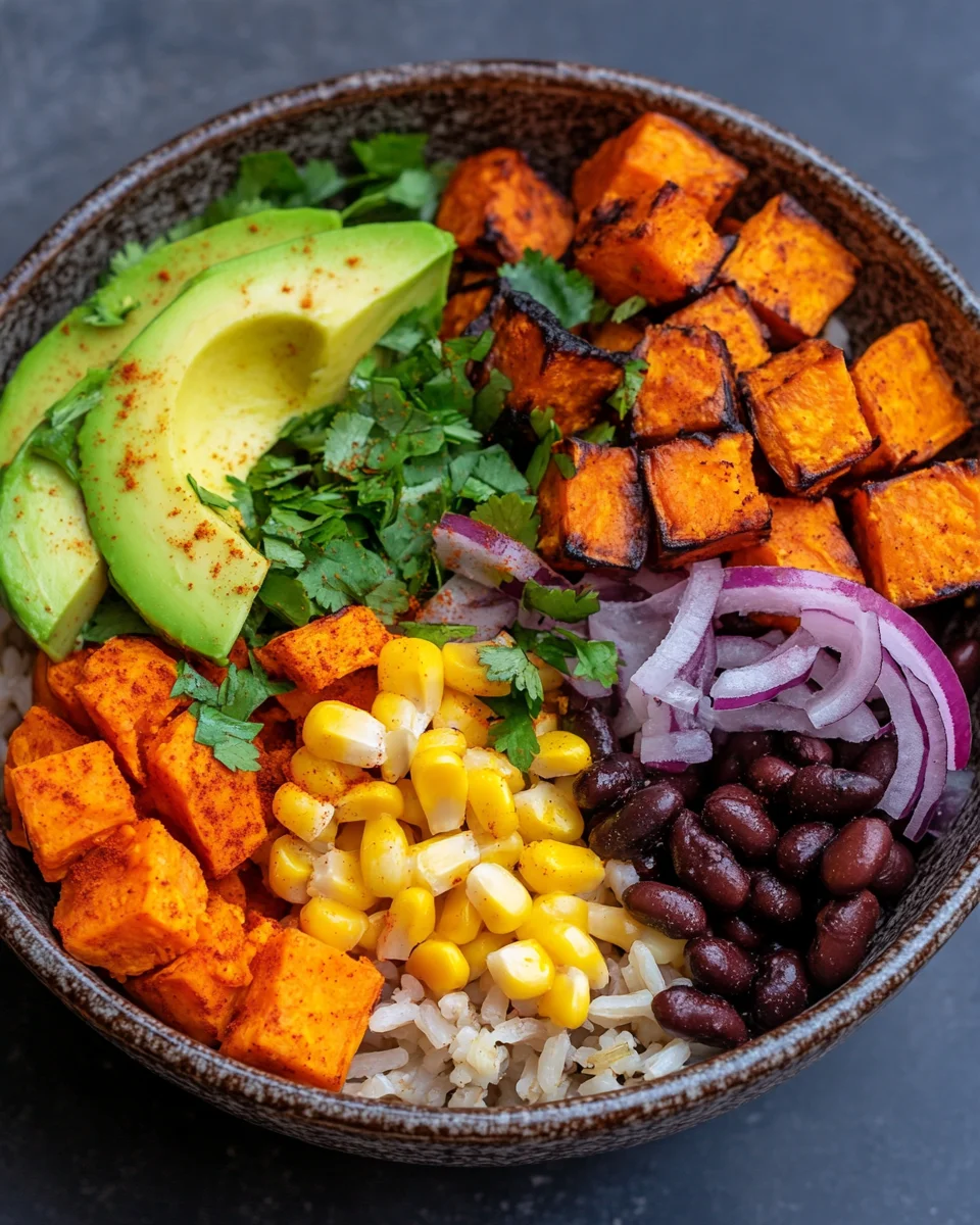 Süßkartoffel Burrito Bowl 20 Süßkartoffel Burrito Bowl