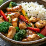 Teriyaki-H&auml;hnchen mit Gem&uuml;se