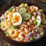 Teufelsei-Makkaroni-Salat