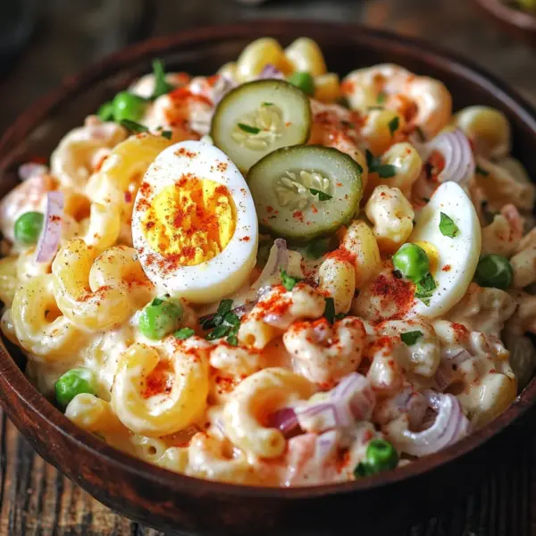 Teufelsei-Makkaroni-Salat