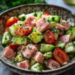 Thunfisch-H&uuml;ttenk&auml;se-Salat