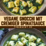 Vegane Gnocchi mit cremiger Spinatsauce 21 Pinterest Hidden Image