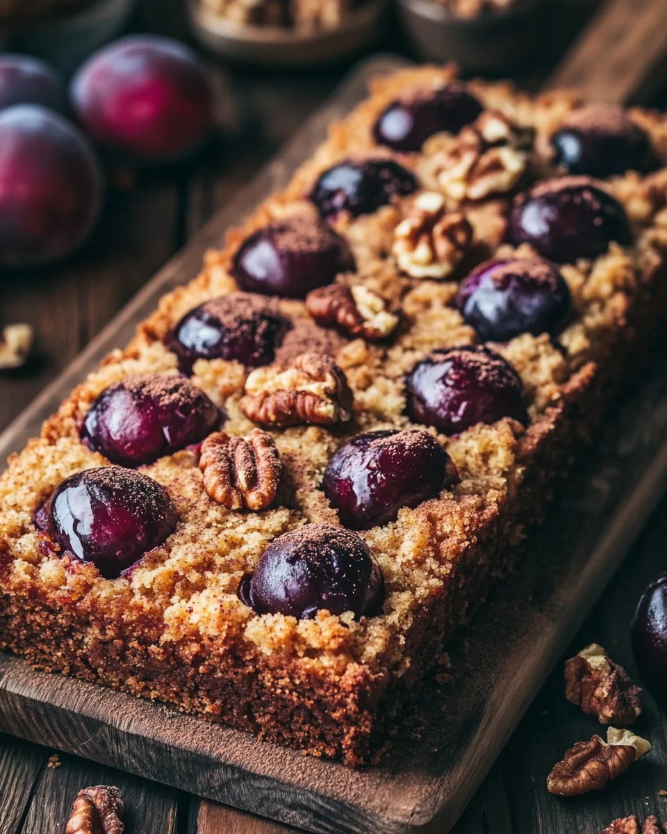Walnuss-Zwetschgenkuchen