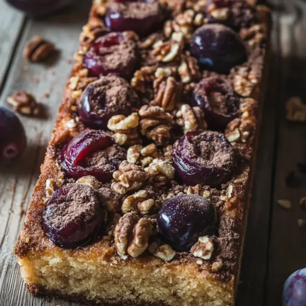 Walnuss-Zwetschgenkuchen mit Zimt-Streuseln