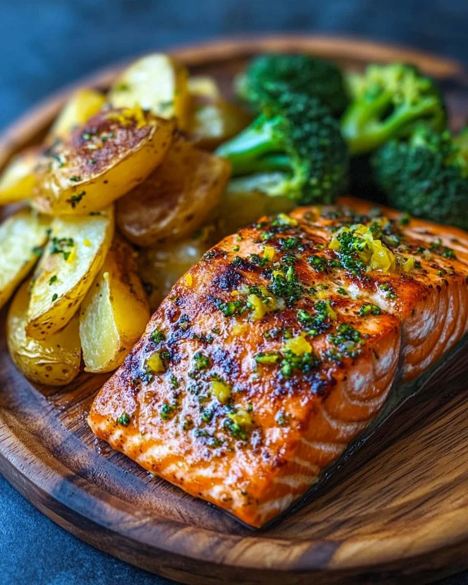 Zitronenbutterlachs